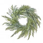 26" Iced Cedar Wreath