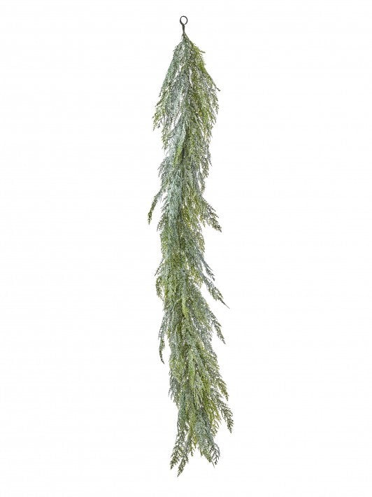 5 FT Iced Cedar Garland