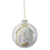 4" Holy Family 'Love' Glass Ball Ornament Set Of 6