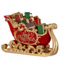 19" Red & Gold Sleigh With Gifts Tree Stand