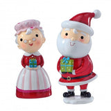 6.5" Santa & Mrs. Claus Set Of 2