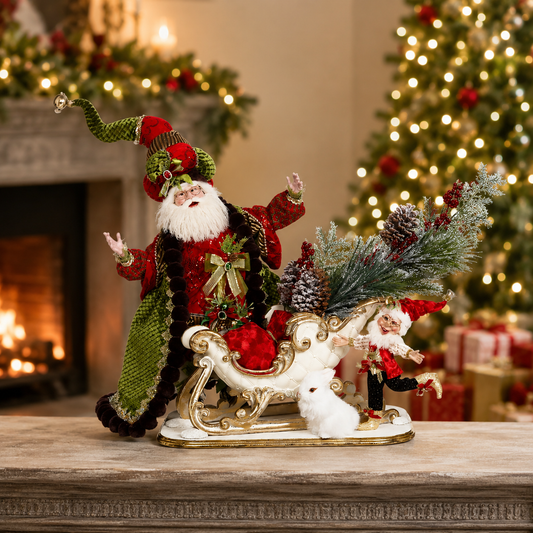 Trineo de Papá Noel de 24" de Mark Roberts