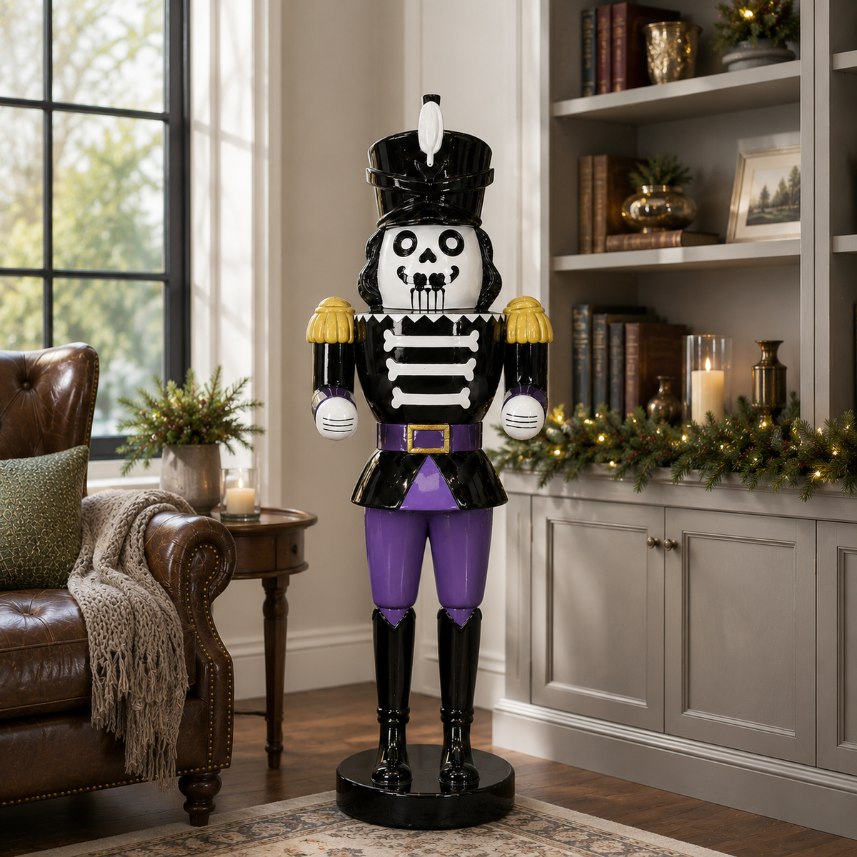 6 FT Spooky Nutcracker