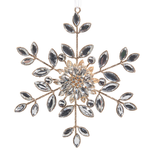 6" Jewel & Brooch Ornament Set Of 4