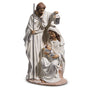 13.5" Ivory & Silver Holy Family