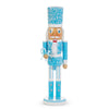 16" Blue Glittered Nutcracker