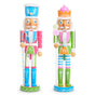 15" Pastel Nutcracker Assorted Set Of 2