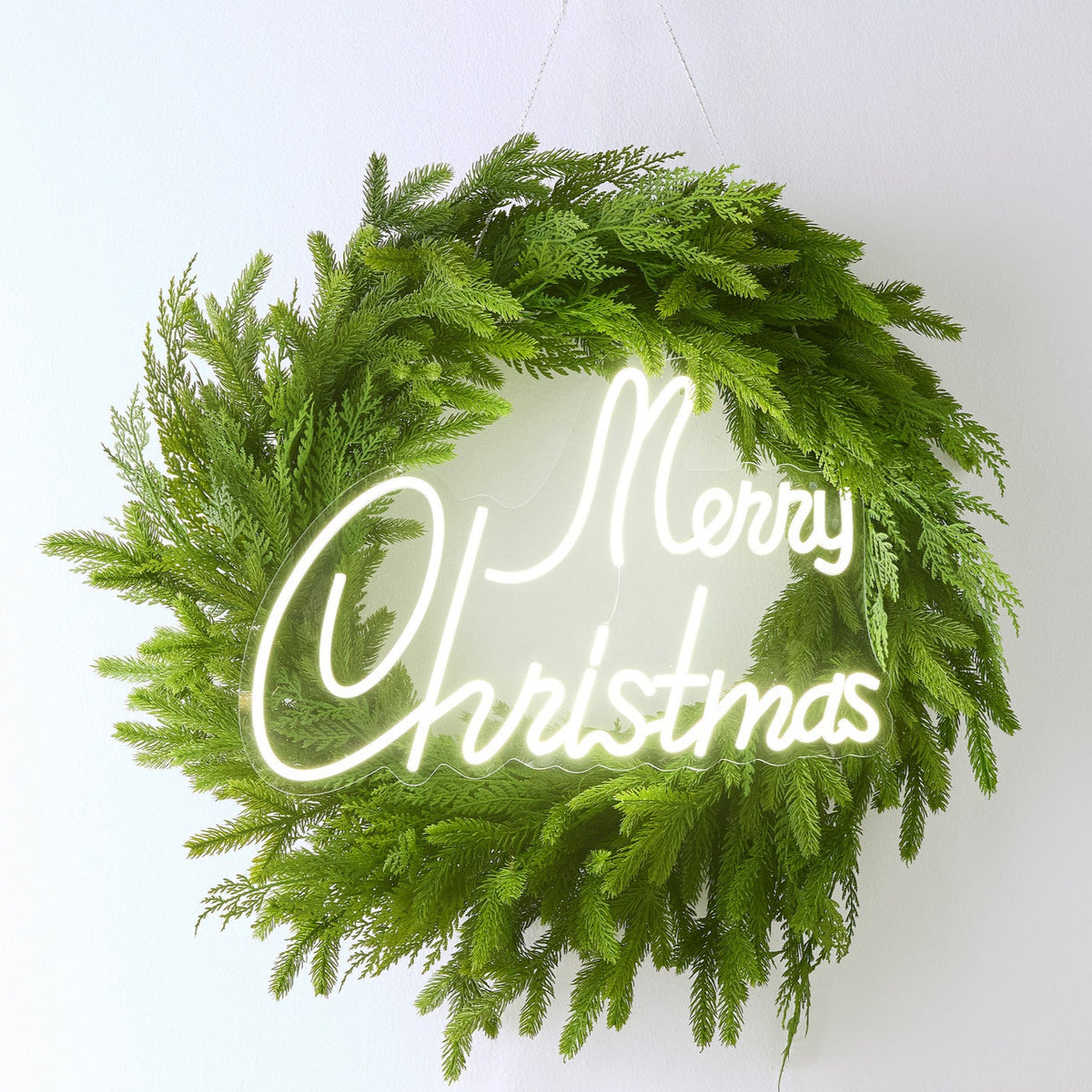 Letrero LED "Feliz Navidad" de 20 pulgadas