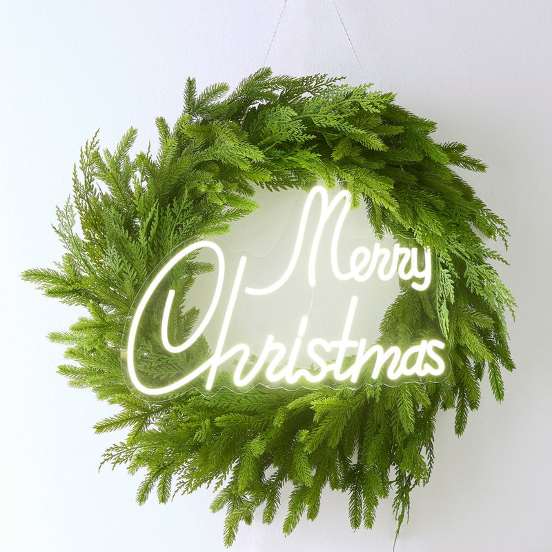 Letrero LED "Feliz Navidad" de 20 pulgadas