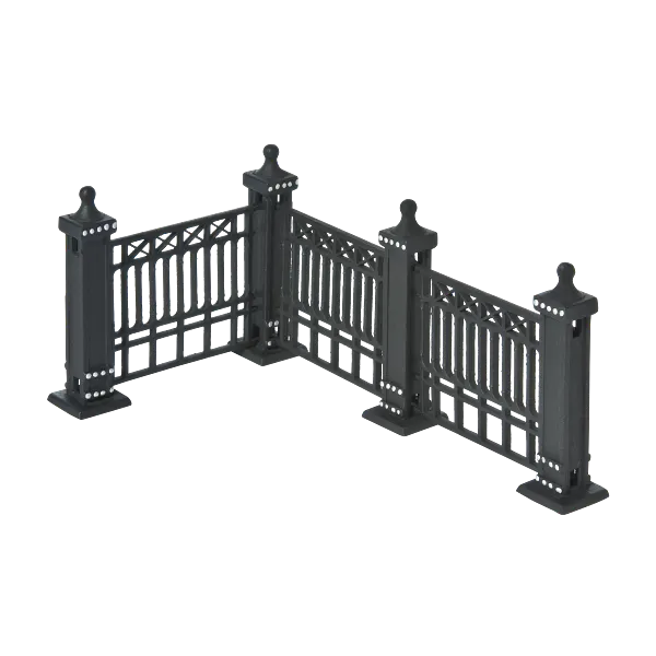 Village Accessory City Fence Set Of 7