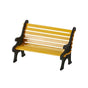 Village Accessory City Wrought Iron Bench