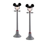 Farolas de Disney Village Mickey. Juego de 2.