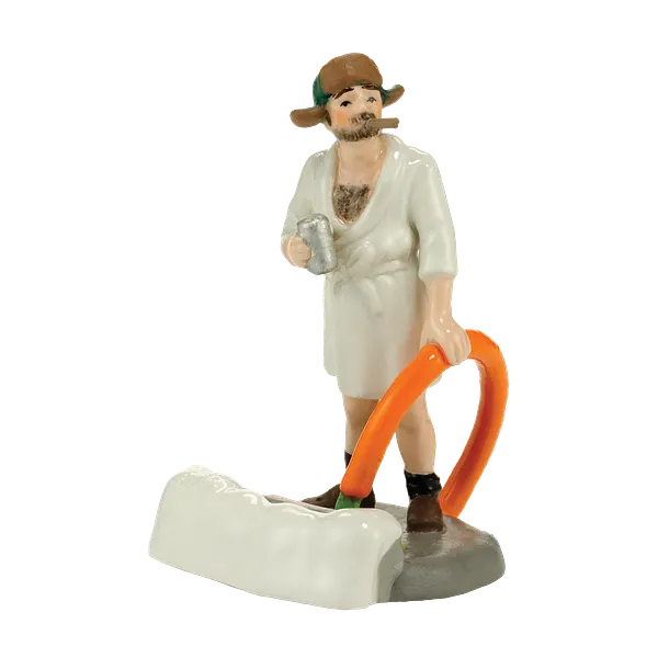Snow Village "National Lampoons" Cousin Eddie In The Morning