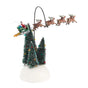 Snow Village "National Lampoons" Animated Flaming Sleigh