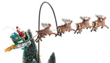 Snow Village "National Lampoons" Animated Flaming Sleigh