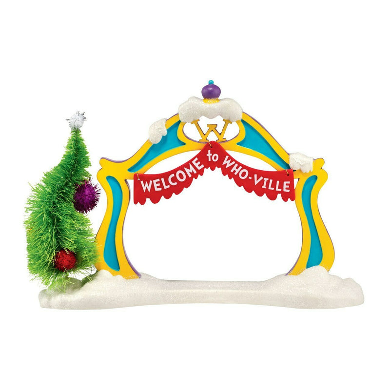 Grinch Village 'Welcome To Who-Ville' Archway