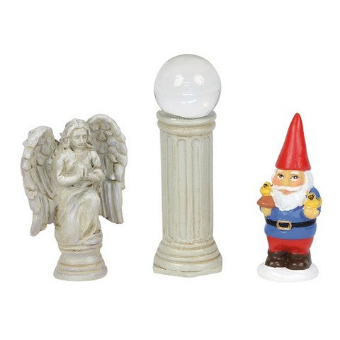 Decoración del patio navideño de accesorios del pueblo