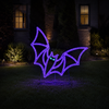 48" X 49" LED Purple Bat