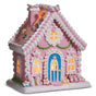 8.5" Lighted Flutter & Petal Gingerbread Cottage Battery Operated