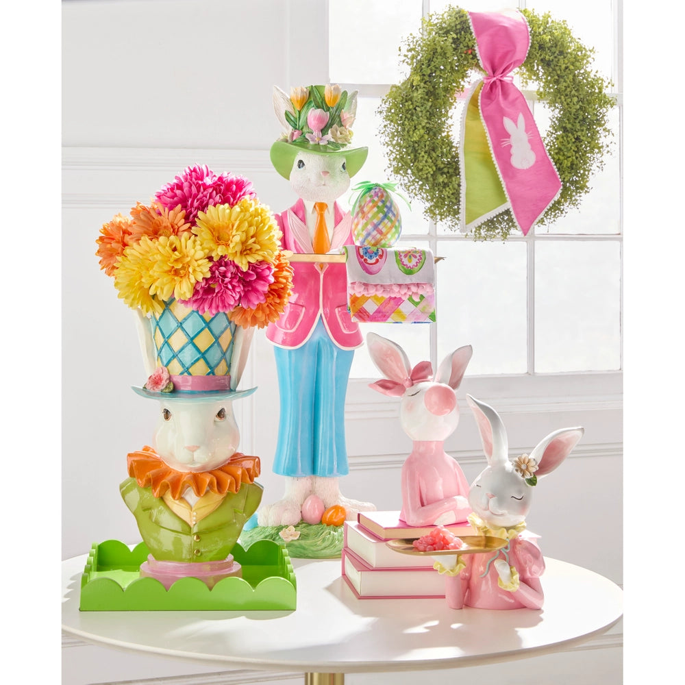 12" Bunny Table Top Butler