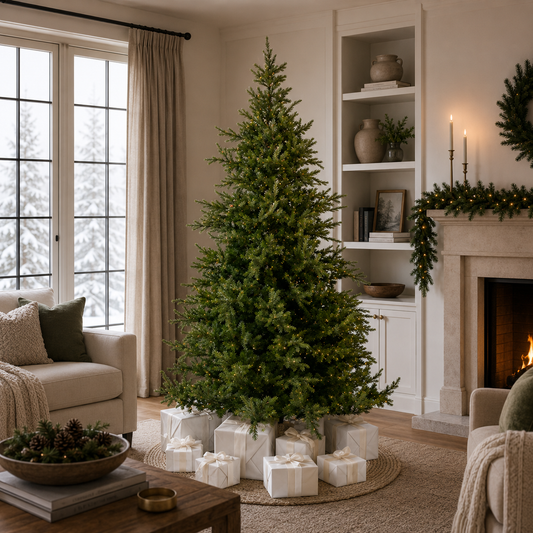 Grandis Fir Tree Pre-Lit Warm White Micro LED Lights
