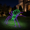 28" X 40" 380 LED Scary Spider Twinkling Effect