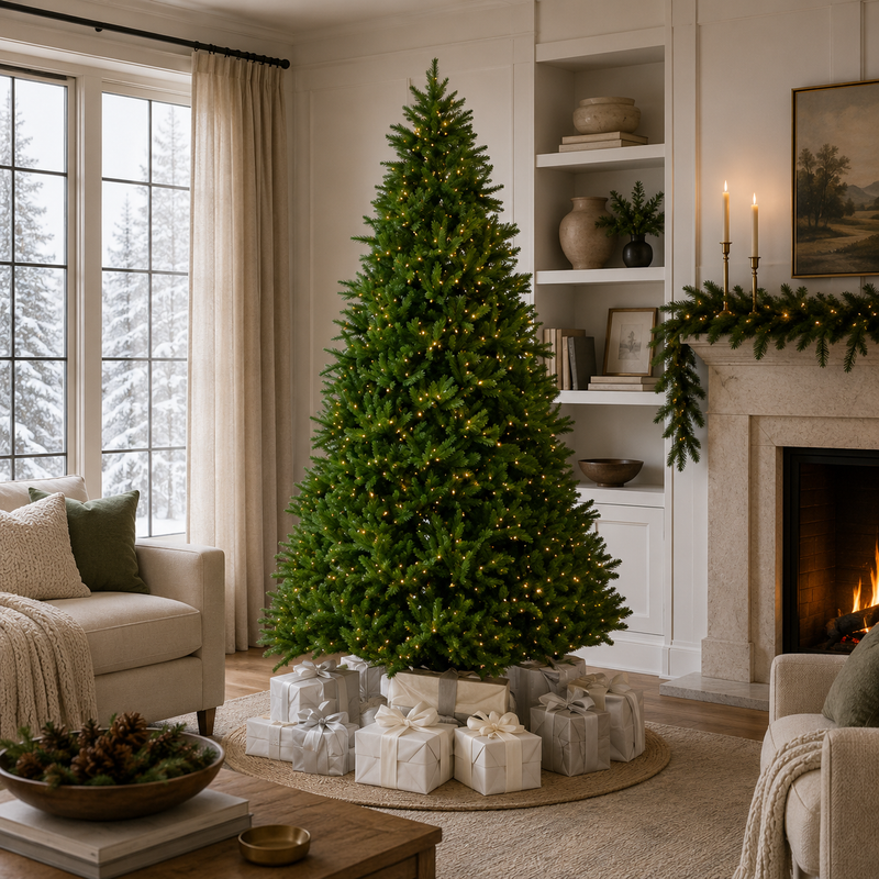 Royal Fir Tree Pre-Lit Warm White LED Lights