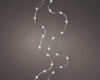 10 FT 60 Micro LED Cool White Lights With Silver Wire Battery Operated