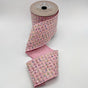 4" X 10YD Pink Boucle Color Splash Ribbon
