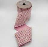 Cinta Rosa Boucle "Color Splash" de 10 yardas x 4"