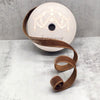 1" X 10YD Brown Velvet Ribbon