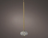 8" Micro LED Onion Ornament Battery Operated