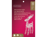 2 FT 50 Micro LED Warm White Iridescent Reindeer Battery Operated