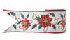 Cinta bordada de pascua de 4" X 5YD