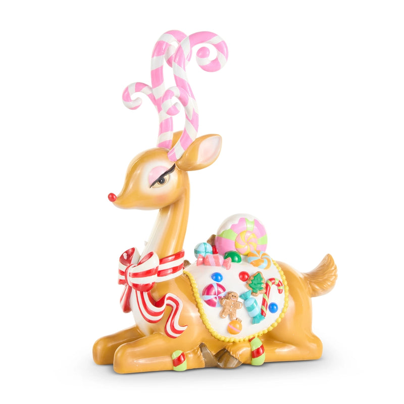 20" Sassy Jingle Deer Set Of 2