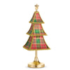 16" - 20" Plaid Tiered Tree Set Of 2