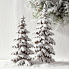 15" - 20" Snowy Woodland Tree Set Of 2