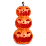 2 FT Stacked Jack-O-Lantern Pumpkins