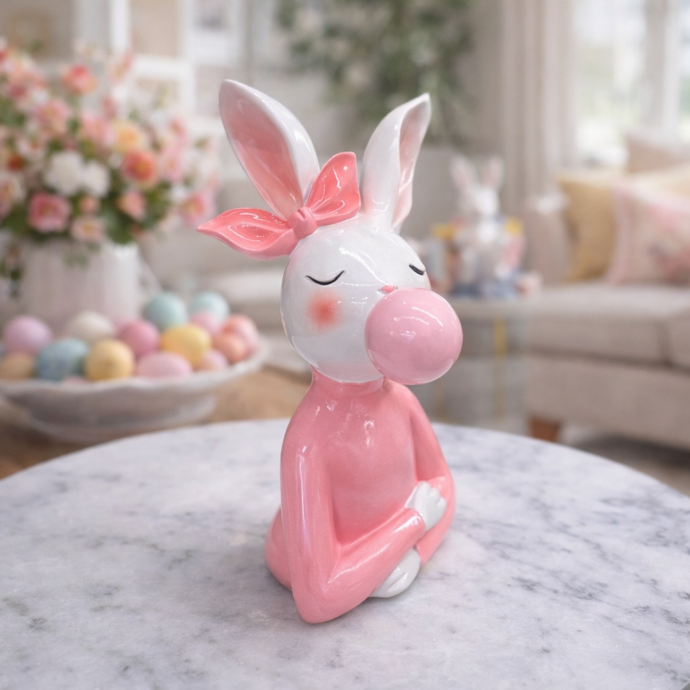 11" Pink Bubblegum Bunny