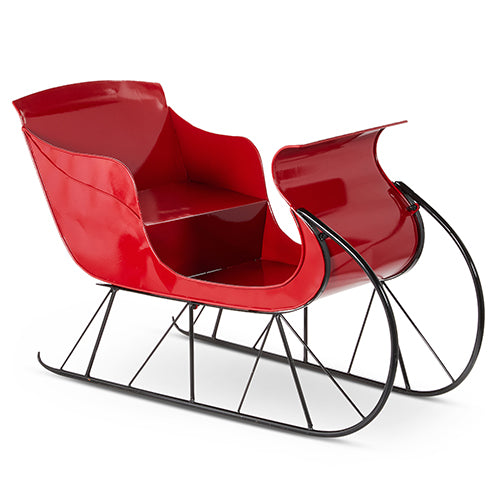 3.75 FT X 1.6 FT X 2 FT Red Sleigh