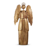 4.5 FT Antiqued Gold Angel