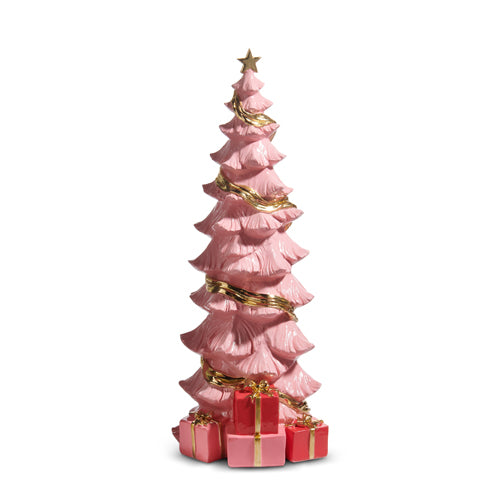 16" Pink Tree With Packages