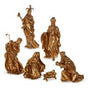19" Antique Gold Nativity Set of 6