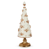 15" Regal Bee Embellished Cone Tree