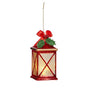 7.5" Battery Operated Red Lantern Ornament