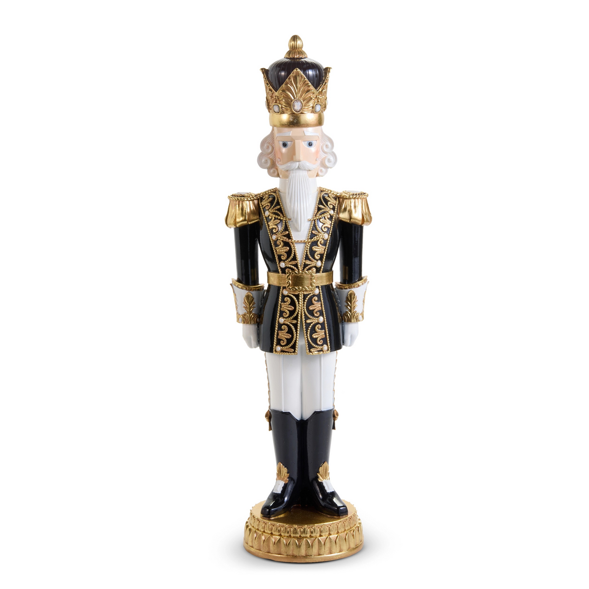 3 FT Black and Gold Nutcracker