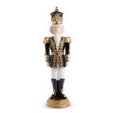 3 FT Black and Gold Nutcracker
