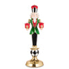 Candelabro cascanueces de 21" sobre base de arlequín