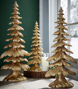 20" Gold Layered Tree Set Of 3