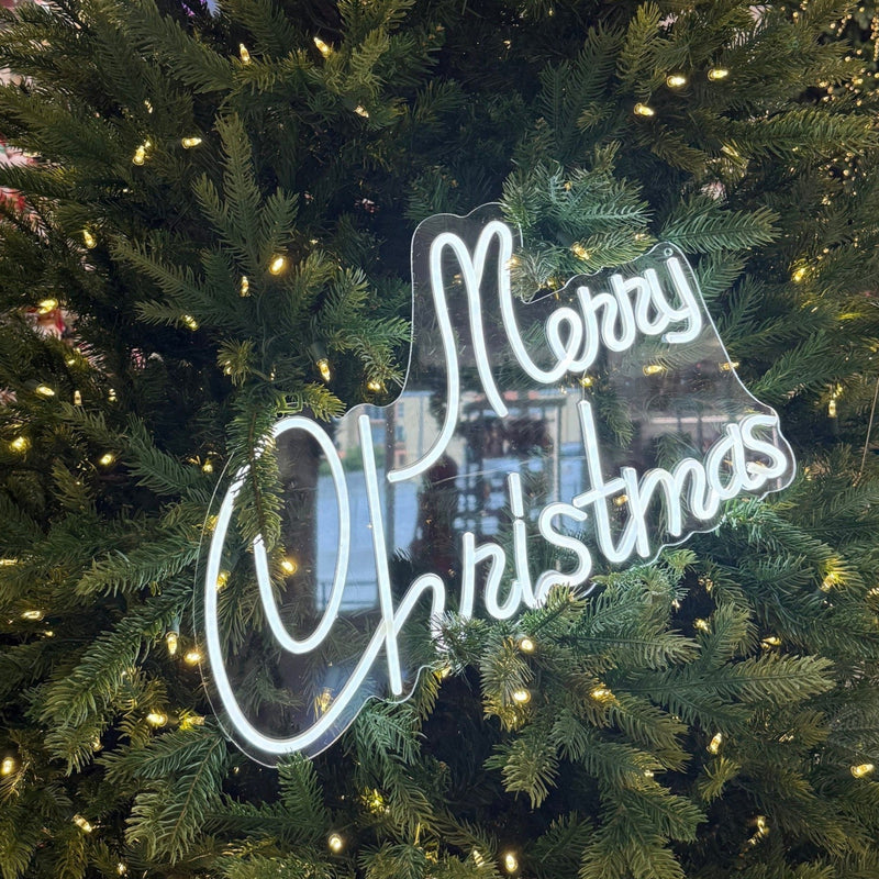 Letrero LED "Feliz Navidad" de 20 pulgadas